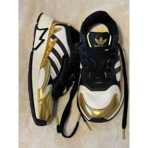 Adidas Tresc Run Men’s Sneakers Size 5 Gold Gold Accents Athletic